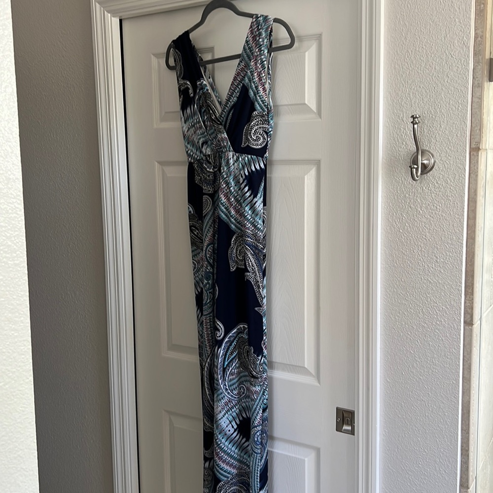 Renee C Wynne knit Maxi Dress Navy M NWT Stitch Fix